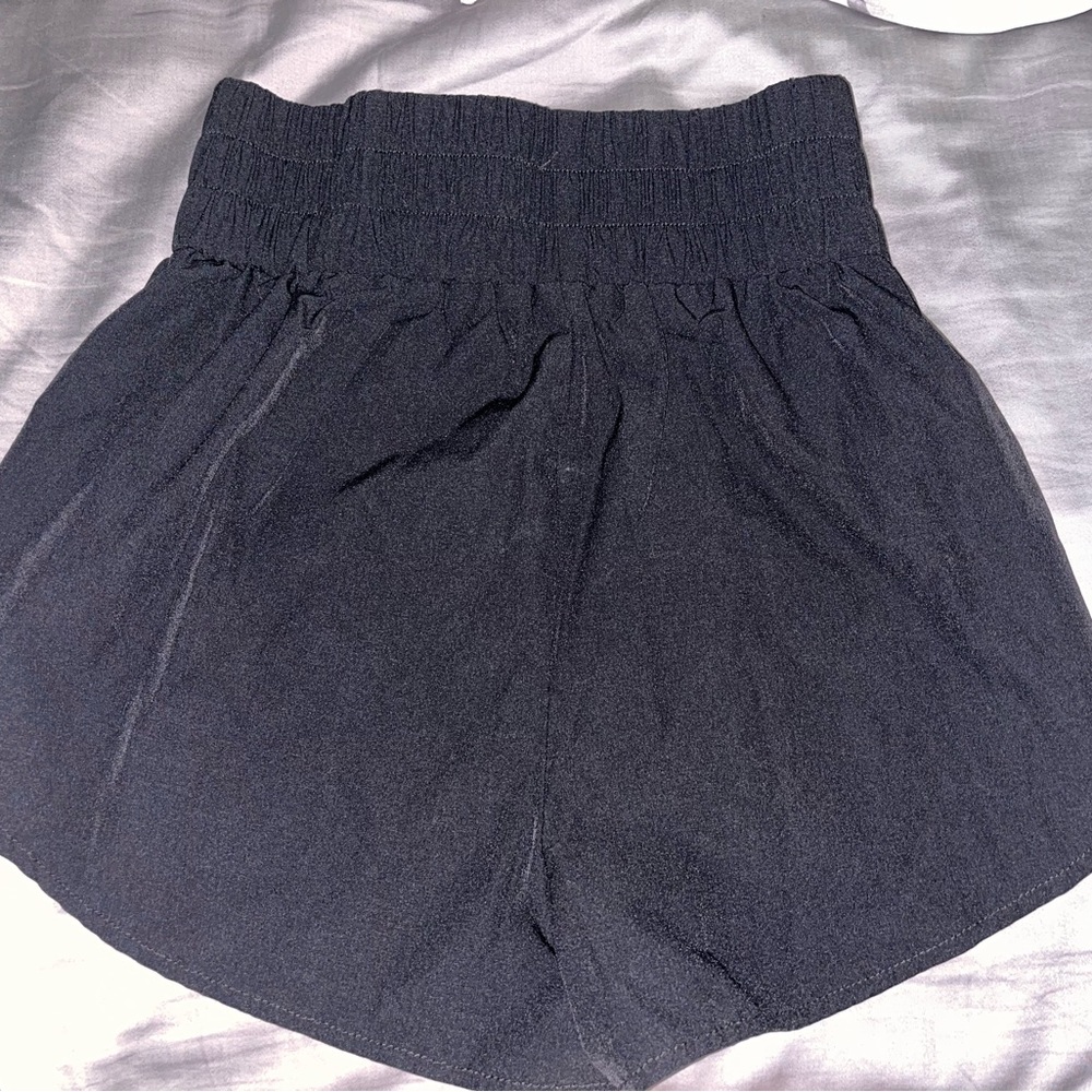 Black high waisted shorts